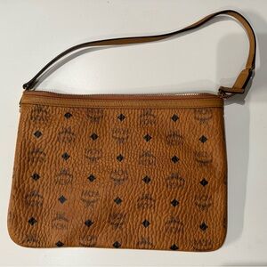 MCM Cognac Pouch